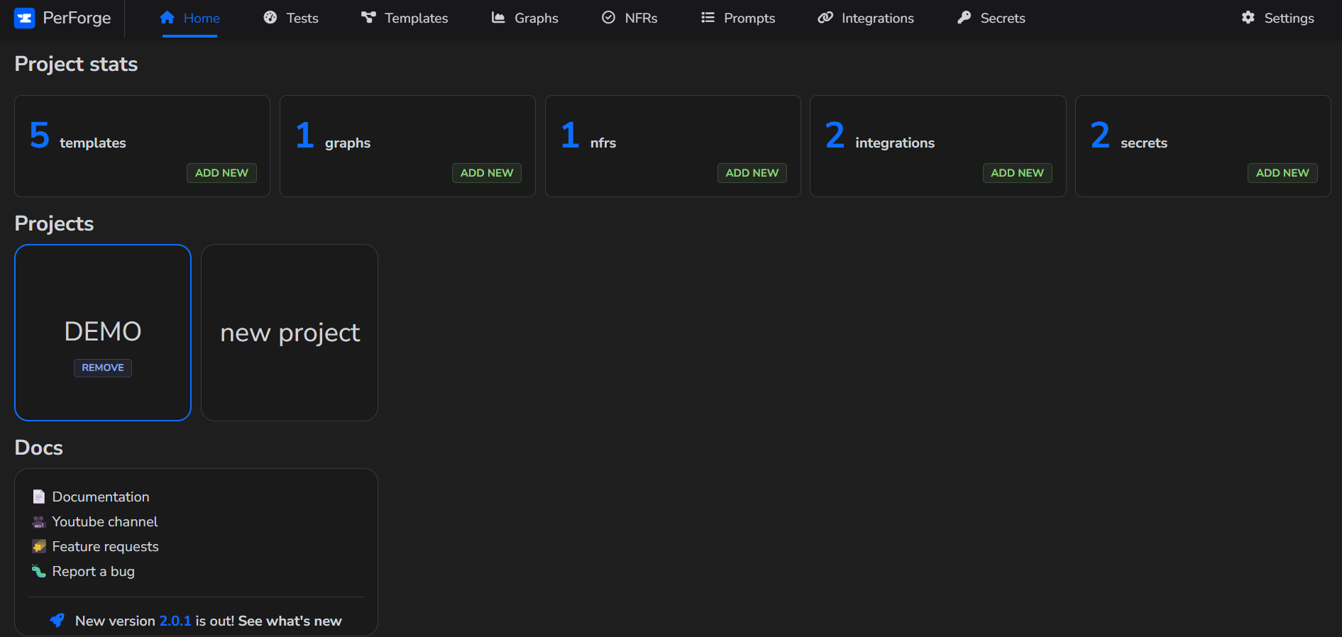 Docs Version Dropdown