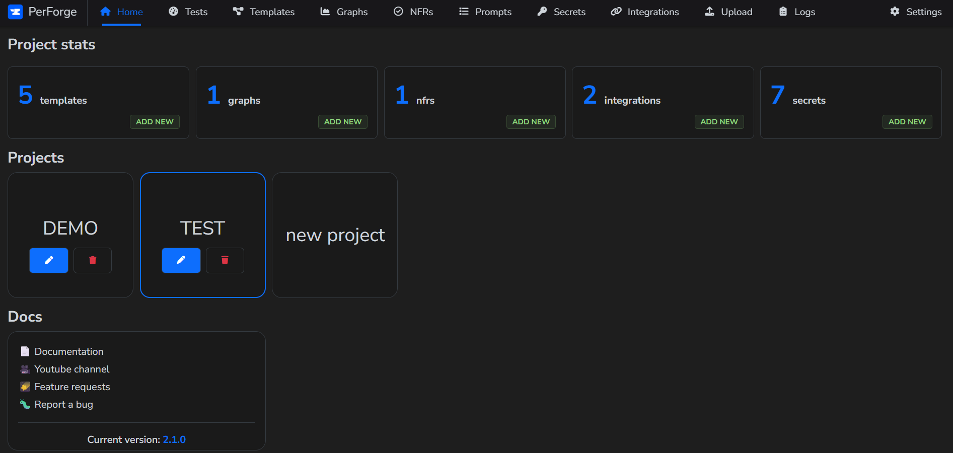 Docs Version Dropdown